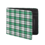 Shamrock St. Patrick's Day Tartan Print Bifold Wallet