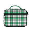 Shamrock St. Patrick's Day Tartan Print Briefcase Bible Bag