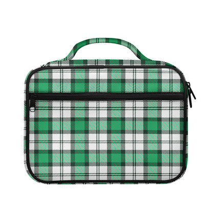 Shamrock St. Patrick's Day Tartan Print Briefcase Bible Bag
