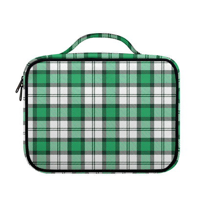 Shamrock St. Patrick's Day Tartan Print Briefcase Bible Bag