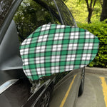 Shamrock St. Patrick's Day Tartan Print Car Side Mirror Covers