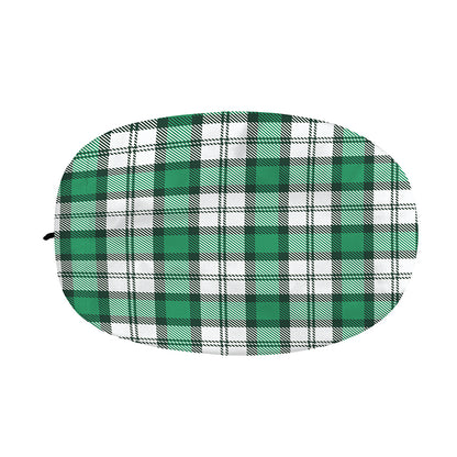 Shamrock St. Patrick's Day Tartan Print Car Side Mirror Covers