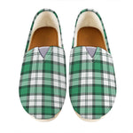 Shamrock St. Patrick's Day Tartan Print Casual Shoes