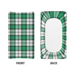 Shamrock St. Patrick's Day Tartan Print Changing Pad Cover