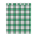 Shamrock St. Patrick's Day Tartan Print Curtain