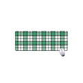 Shamrock St. Patrick's Day Tartan Print Extended Mouse Pad