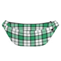 Shamrock St. Patrick's Day Tartan Print Fanny Pack