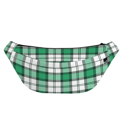 Shamrock St. Patrick's Day Tartan Print Fanny Pack