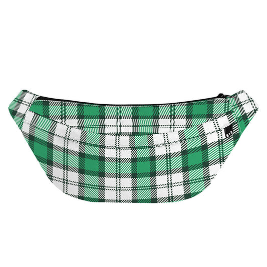 Shamrock St. Patrick's Day Tartan Print Fanny Pack