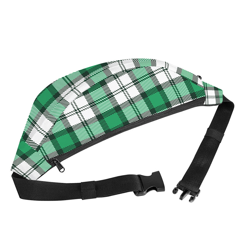 Shamrock St. Patrick's Day Tartan Print Fanny Pack