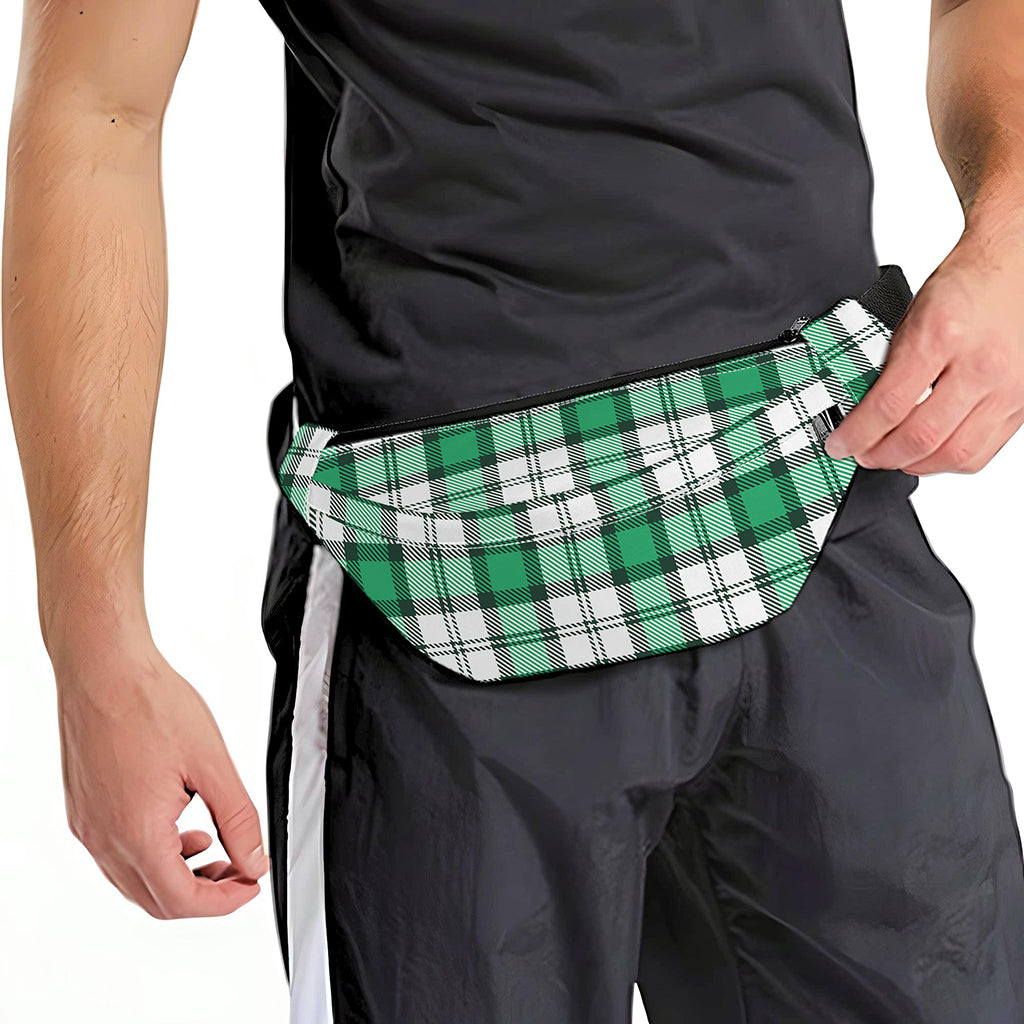 Shamrock St. Patrick's Day Tartan Print Fanny Pack