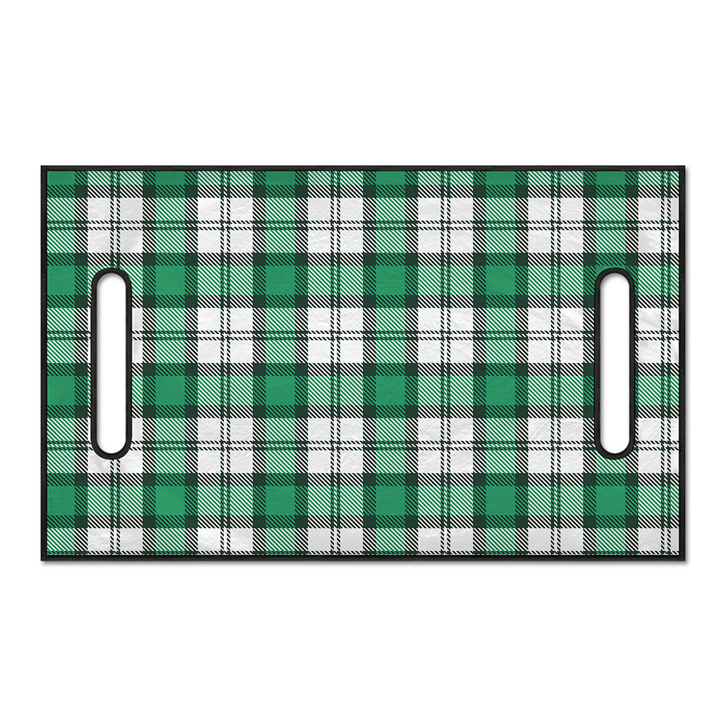 Shamrock St. Patrick's Day Tartan Print Golf Cart Seat Cover