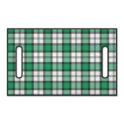 Shamrock St. Patrick's Day Tartan Print Golf Cart Seat Cover