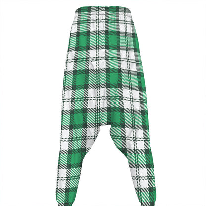 Shamrock St. Patrick's Day Tartan Print Hammer Pants