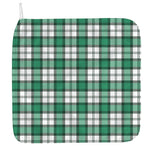 Shamrock St. Patrick's Day Tartan Print Hand Towel