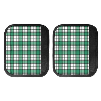 Shamrock St. Patrick's Day Tartan Print Handle Covers