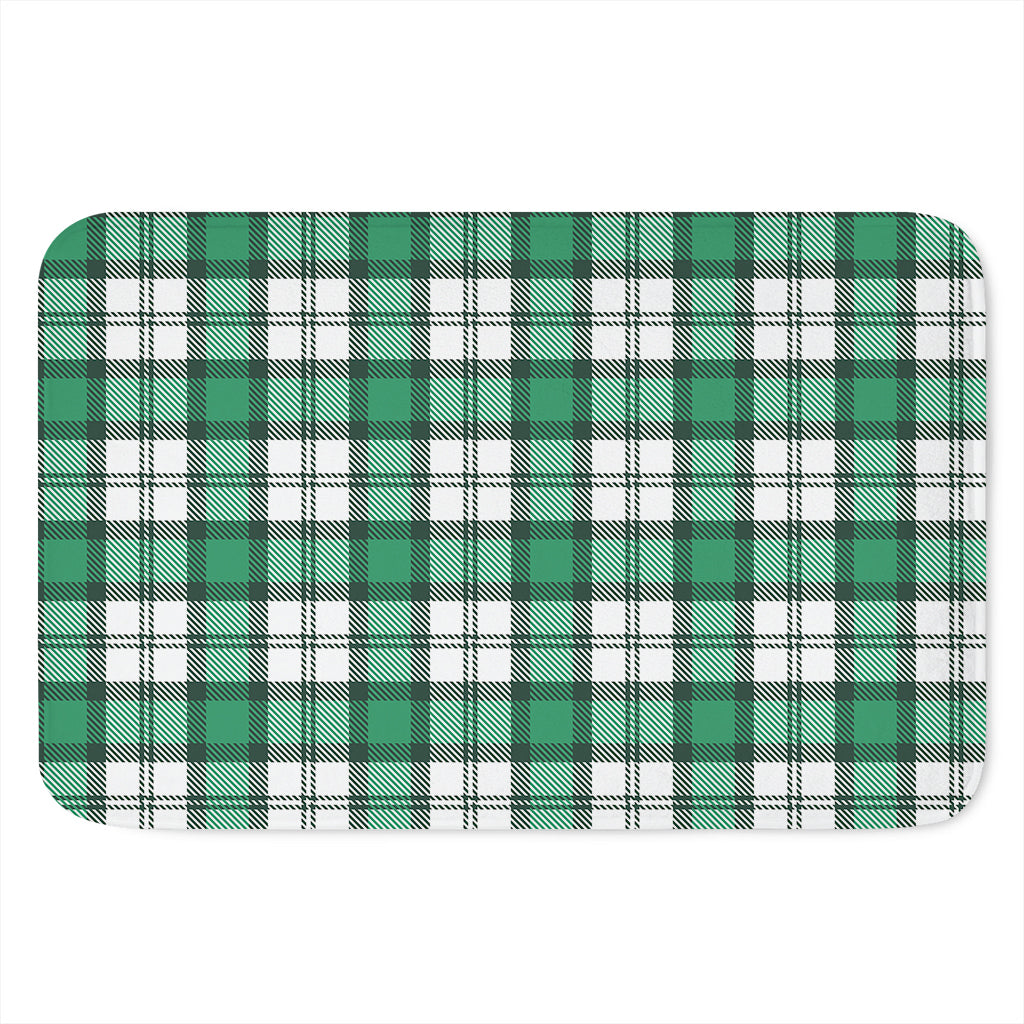 Shamrock St. Patrick's Day Tartan Print Indoor Door Mat
