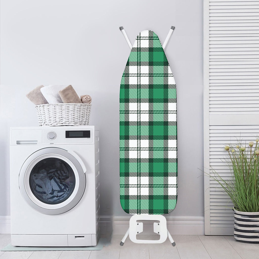Shamrock St. Patrick's Day Tartan Print Ironing Board Cover