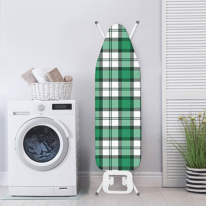Shamrock St. Patrick's Day Tartan Print Ironing Board Cover