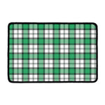 Shamrock St. Patrick's Day Tartan Print Kitchen Mat