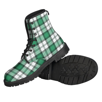 Shamrock St. Patrick's Day Tartan Print Backpack