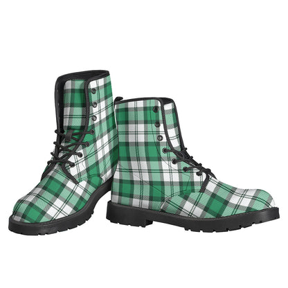 Shamrock St. Patrick's Day Tartan Print Backpack