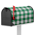 Shamrock St. Patrick's Day Tartan Print Mailbox Cover