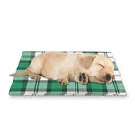 Shamrock St. Patrick's Day Tartan Print Pet Cooling Mat Cover