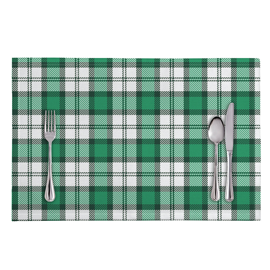 Shamrock St. Patrick's Day Tartan Print Placemat