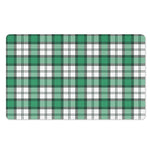 Shamrock St. Patrick's Day Tartan Print Polyester Doormat