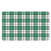 Shamrock St. Patrick's Day Tartan Print Polyester Doormat