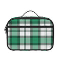 Shamrock St. Patrick's Day Tartan Print Portable Lunch Bag
