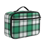 Shamrock St. Patrick's Day Tartan Print Portable Lunch Bag
