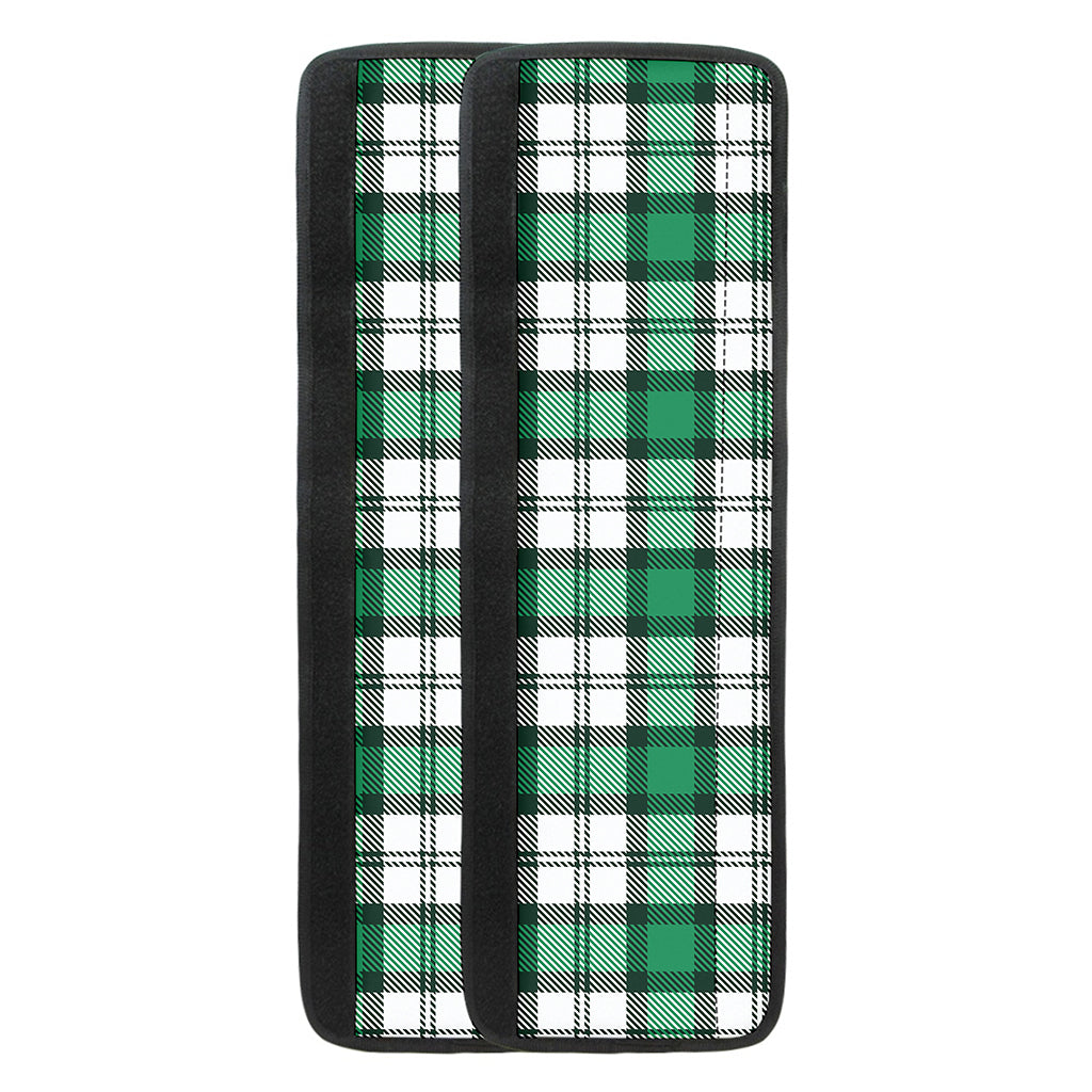 Shamrock St. Patrick's Day Tartan Print Refrigerator Handle Covers