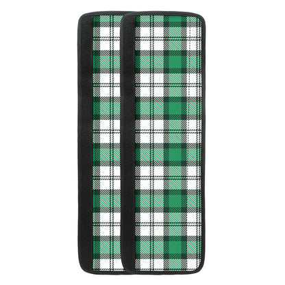 Shamrock St. Patrick's Day Tartan Print Refrigerator Handle Covers