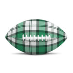 Shamrock St. Patrick's Day Tartan Print Rugby Ball