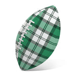 Shamrock St. Patrick's Day Tartan Print Rugby Ball