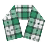 Shamrock St. Patrick's Day Tartan Print Scarf