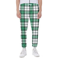 Shamrock St. Patrick's Day Tartan Print Joggers
