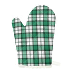 Shamrock St. Patrick's Day Tartan Print Single Oven Mitt