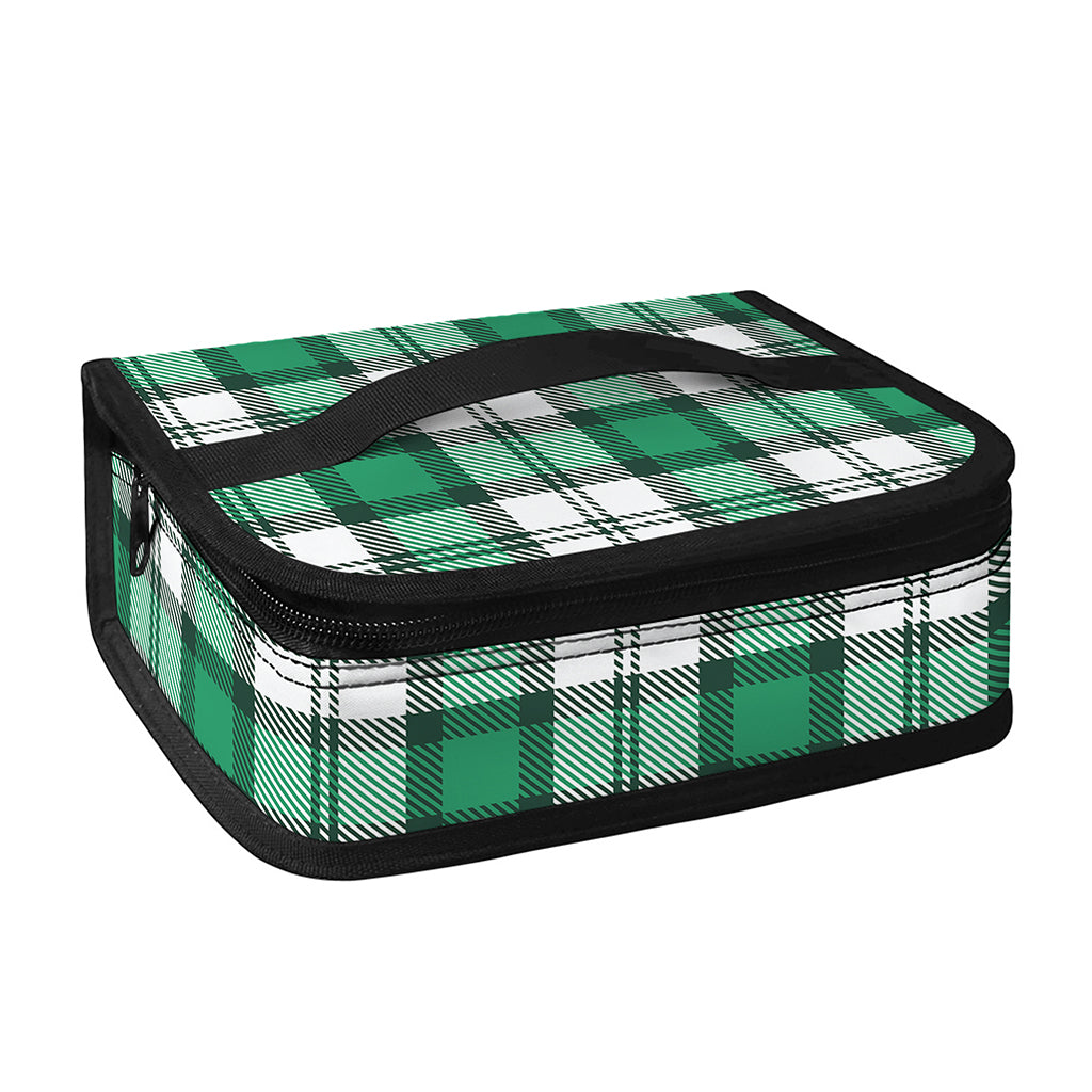 Shamrock St. Patrick's Day Tartan Print Small Lunch Bag
