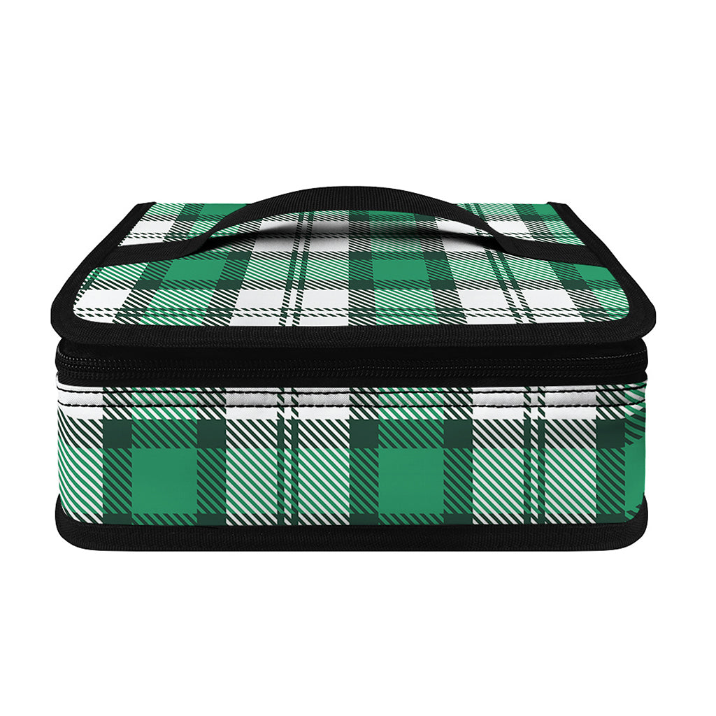 Shamrock St. Patrick's Day Tartan Print Small Lunch Bag