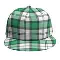 Shamrock St. Patrick's Day Tartan Print Snapback Cap