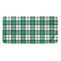 Shamrock St. Patrick's Day Tartan Print Towel
