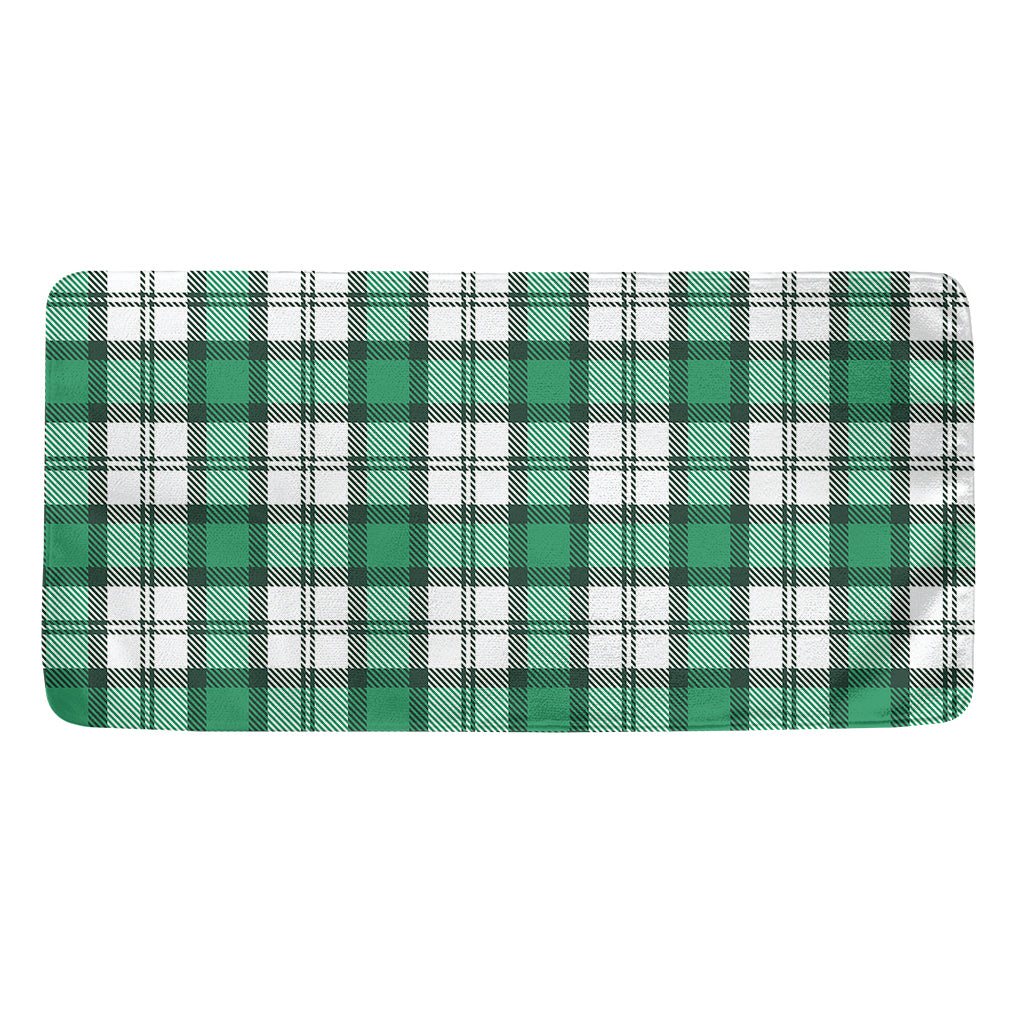 Shamrock St. Patrick's Day Tartan Print Towel
