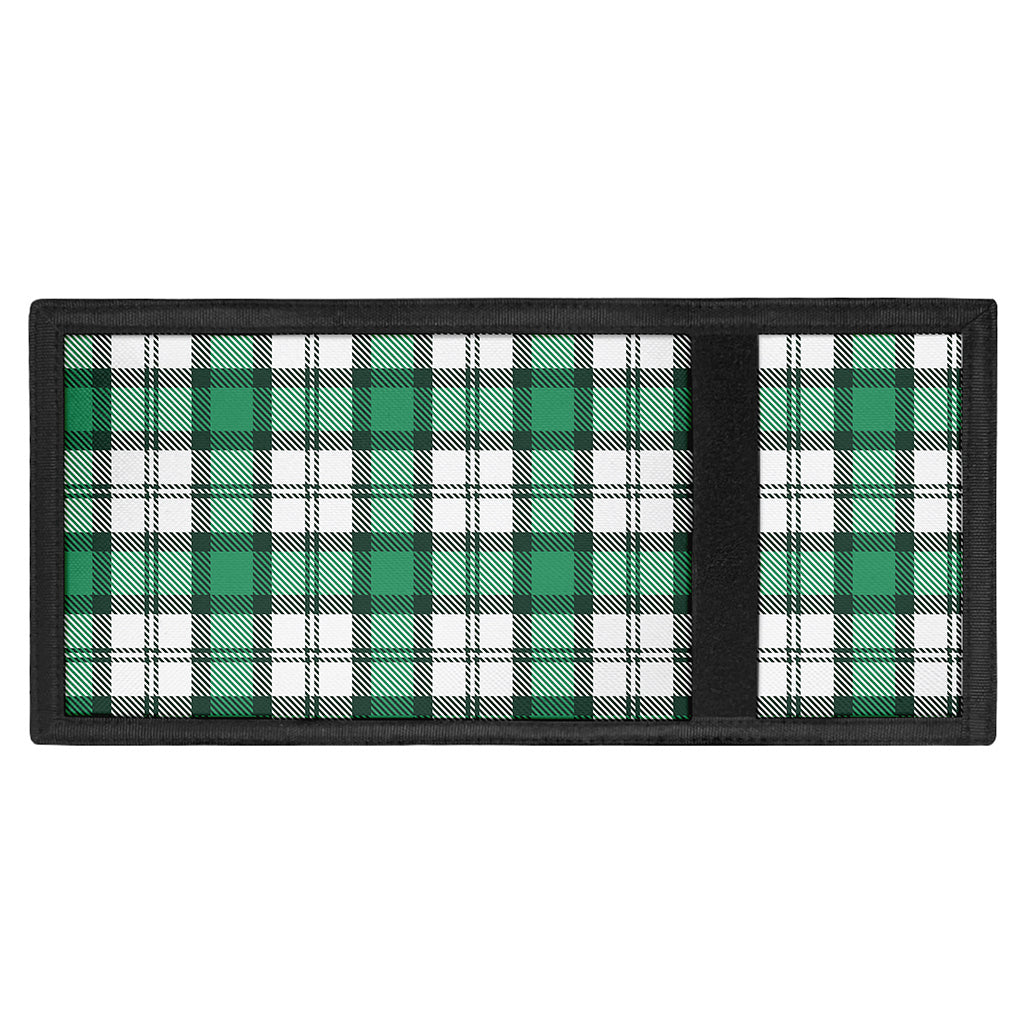 Shamrock St. Patrick's Day Tartan Print Trifold Wallet