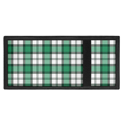 Shamrock St. Patrick's Day Tartan Print Trifold Wallet