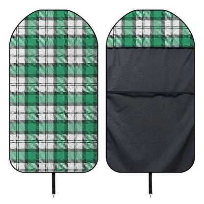Shamrock St. Patrick's Day Tartan Print Waterproof Car Seat Cover