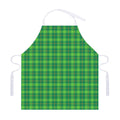 Shamrock Tartan St. Patrick's Day Print Adjustable Apron