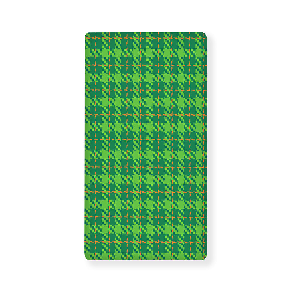 Shamrock Tartan St. Patrick's Day Print Baby Crib Sheet